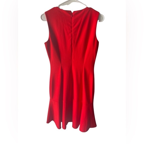 Calvin Klein Red Sheath Ruffle Dress - Picture 5 of 5